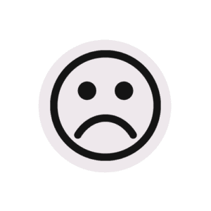 Icon of Unhappy Face